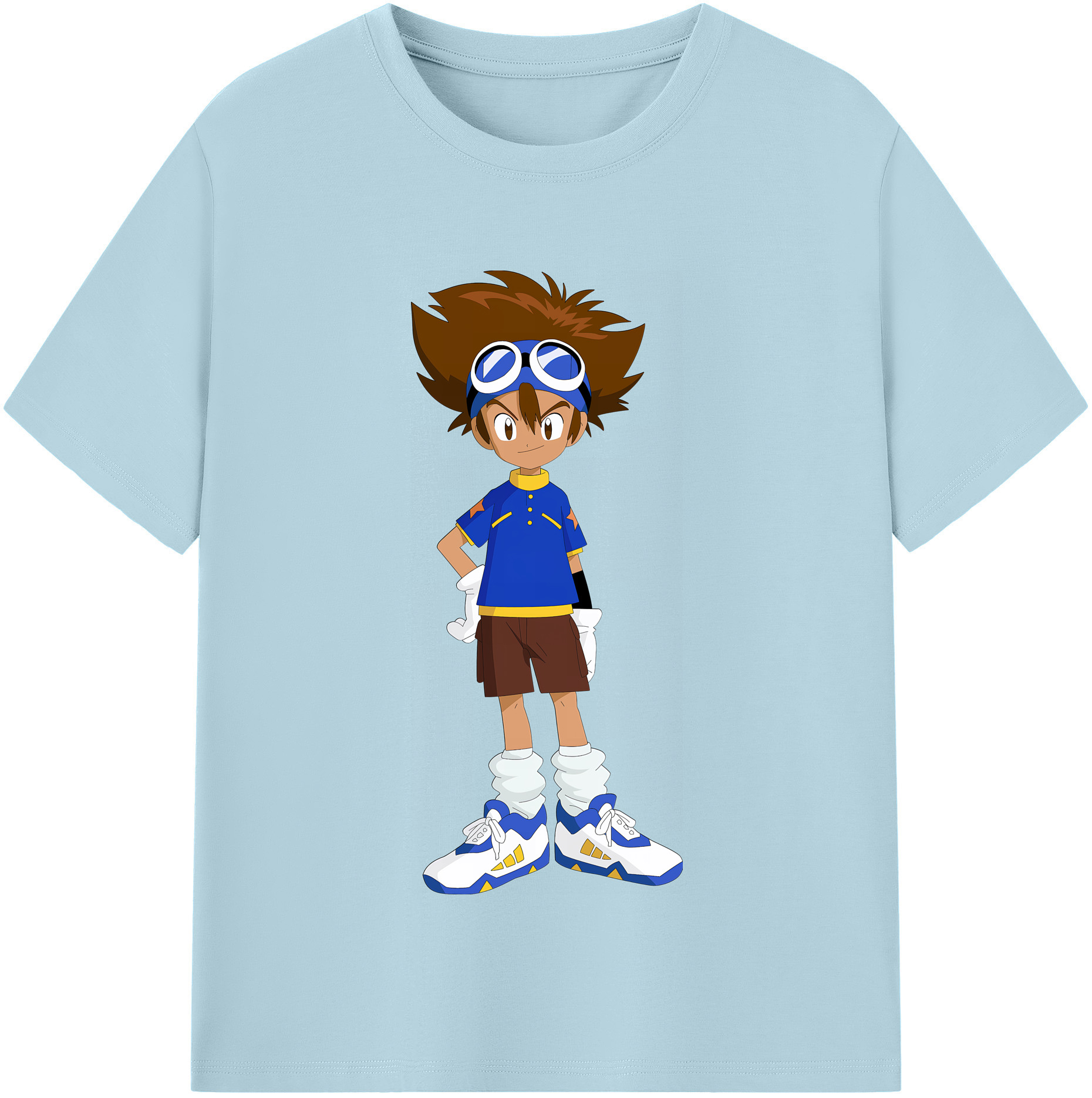 （画像用） Digimon デジタルモンスター/デジモン 綿100％半袖Tシャツ（フロントプリント）